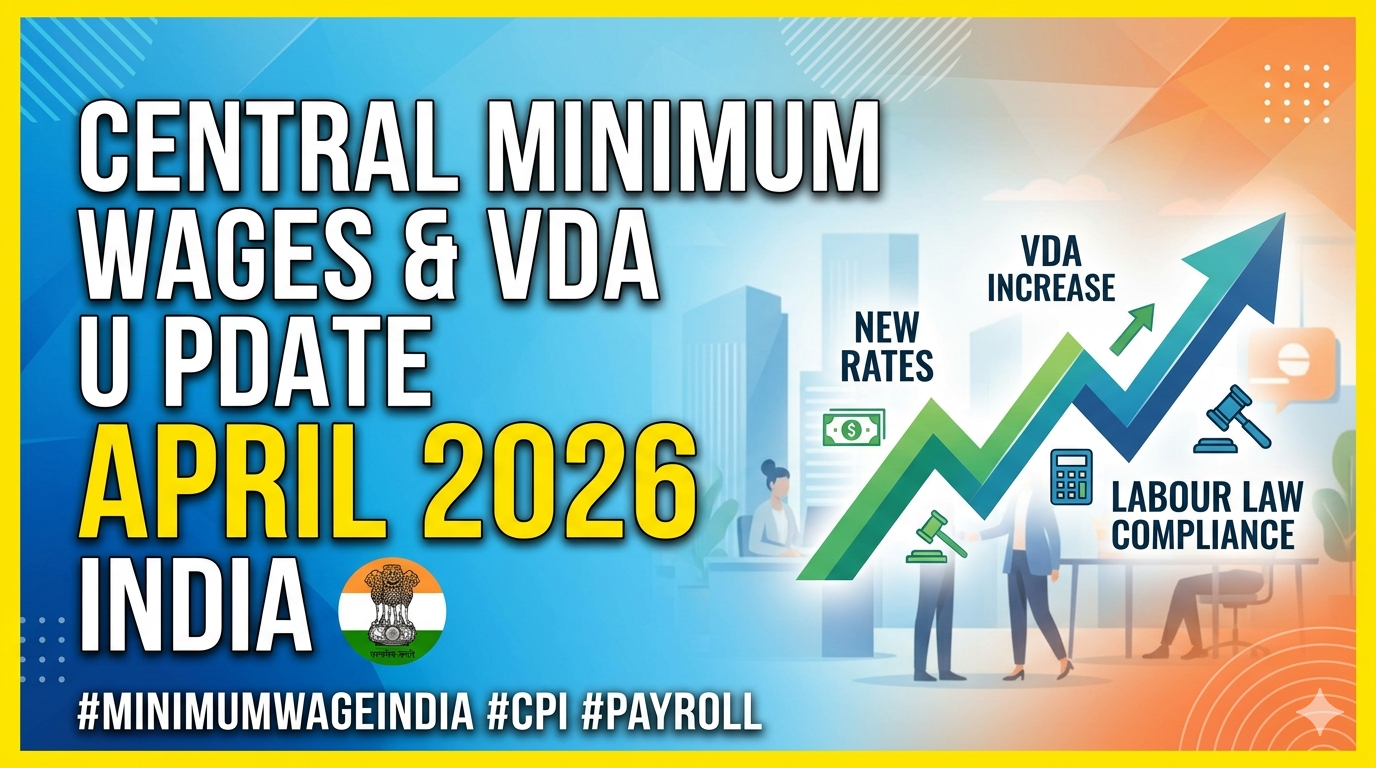 Central Minimum: Latest VDA Revision w.e.f. 1st April 26